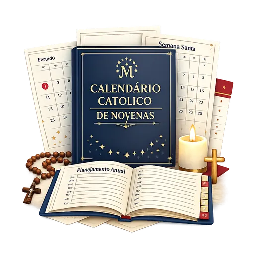 Capa do Kit de Planejamento Anual das Novenas